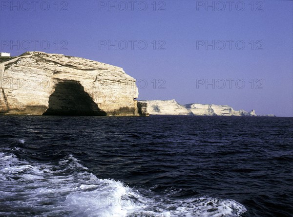 Côte entre le phare de la Madonette et l'île de Fazzio