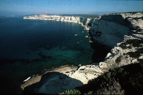 View from the former artillery battery, Accore coast, towards Bonifacio