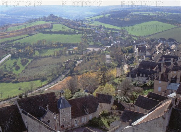 View from the Saint-Michel tower towards the Southwest