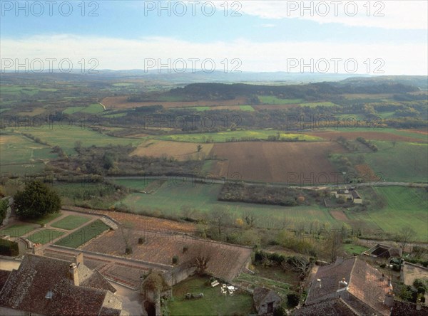 View from the Saint-Michel tower towards the Southwest