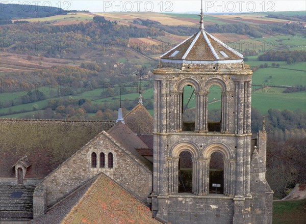 View from the Saint-Michel tower towards the East