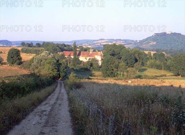 View from a path between Fontette and Nanchèvre towards the Southwest