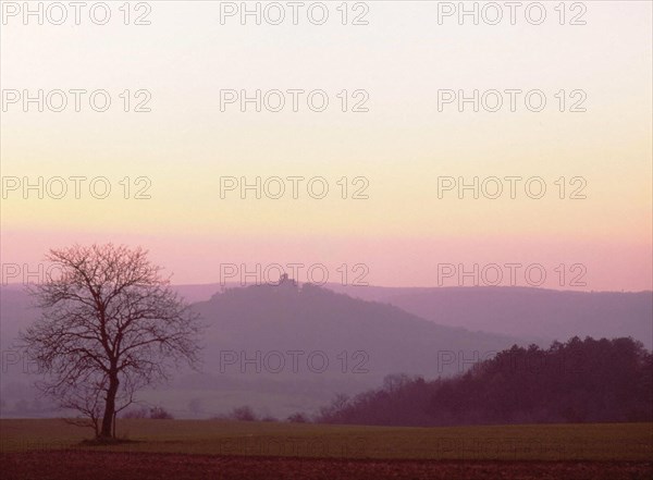 Vue des environs de Fontette en direction de l'ouest, Vézelay