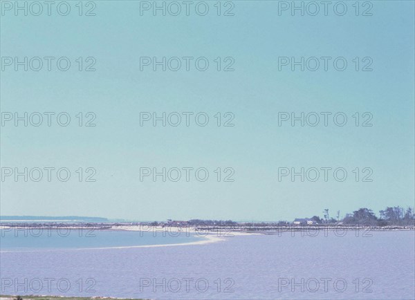 Vue du littoral de Port des Barques en direction de l'Ile