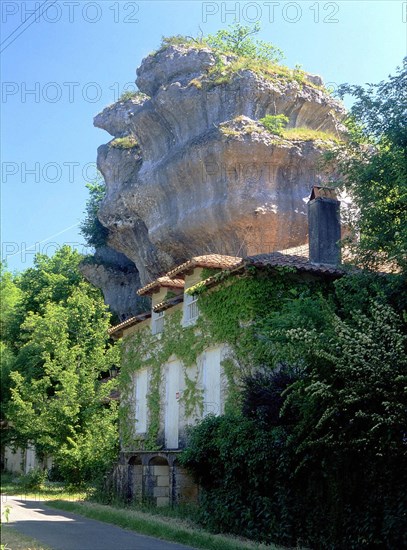 La Gerbaudie, rocky outcrop