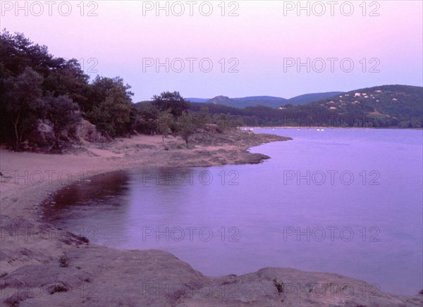 Bassin de Saint-Ferréol, vue depuis la grande digue