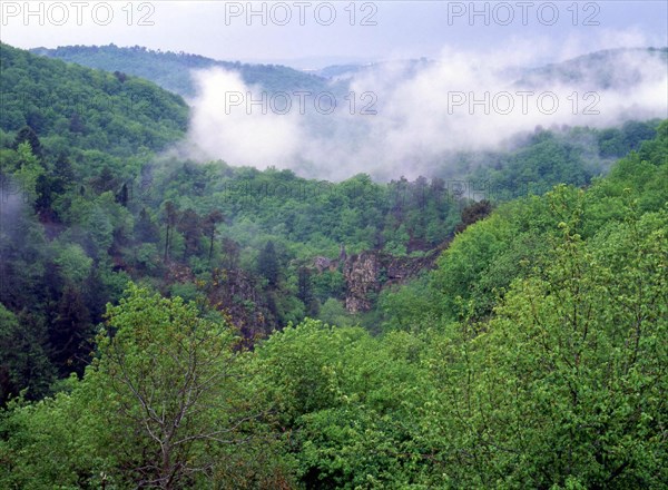 Gimel Waterfalls in the Limousin area