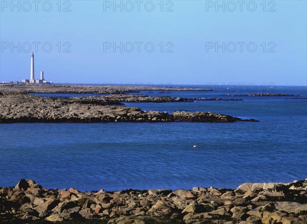 Basse Normandie : Pointe de Barfleur, vue des environs de l'ancien moulin de Crabec en direction du nord