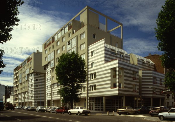 LOGEMENTS SOCIAUX, RUE CIPRIANI, SAINT-OUEN, FRANCE