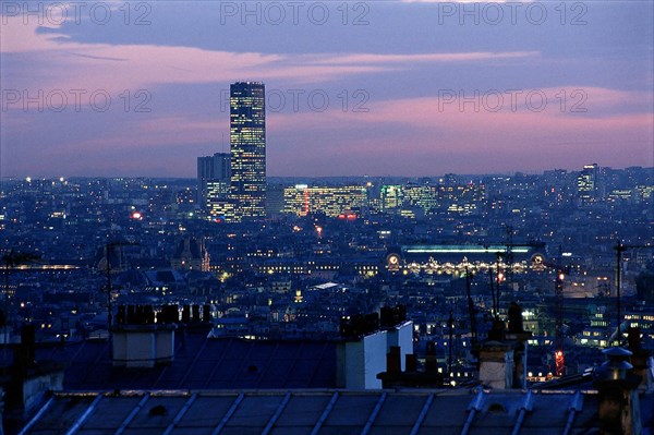 Paris de nuit, panorama