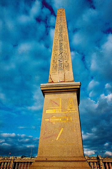 Obélisque place de la Concorde, perspective