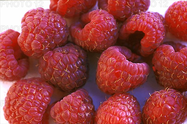 Raspberries, close-up