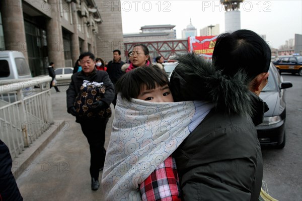 Migration de la population chinois à l'occasion de la fête du printemps