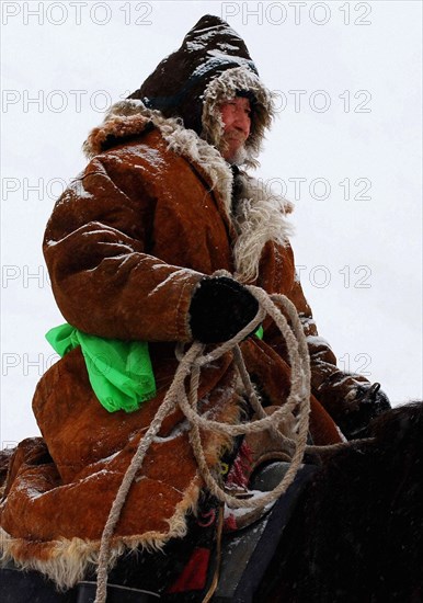 Village Hemu (Chine) pendant le festival de la neige, organisé à l'occasion du Nouvel an 2008