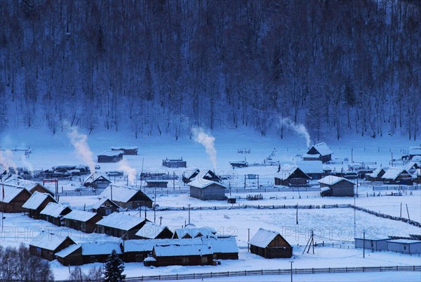 Kanas (Chine) en hiver