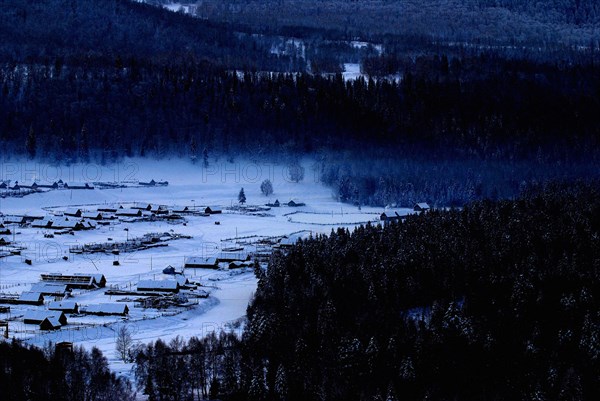 Kanas (Chine) en hiver