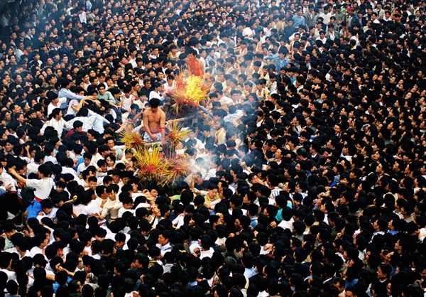 China: traditional festival in the Yanzao village, Shantou district, Guandong