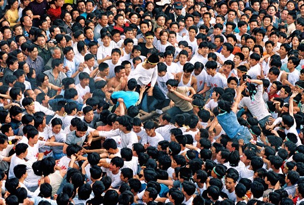 Chine : fête traditionnelle dans le village Yanzao, district de Shantou, Guandong