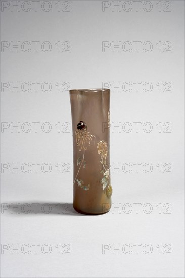 Gallé, Cylindrical Vase
