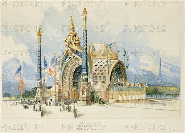Porte d'entrée de l'Exposition Universelle de 1900