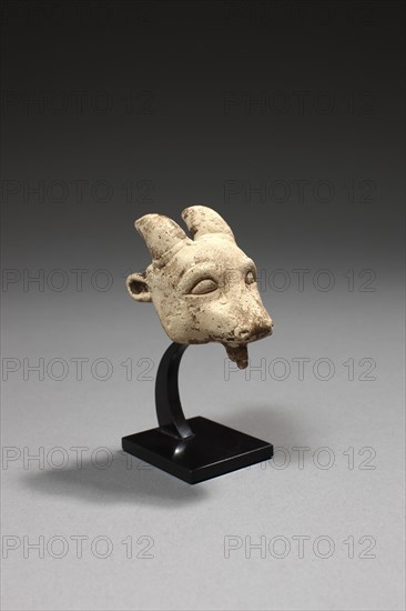 Fragment de statuette représentant la tête d'un ibex