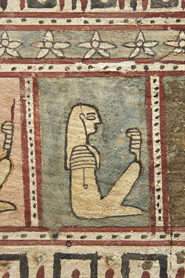 Egyptian child's sarcophagus (détail)