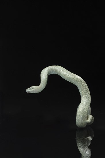 Greek figurine in the shape of a snake