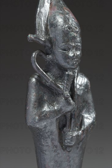 Egyptian votive statuette of Osiris (détail)