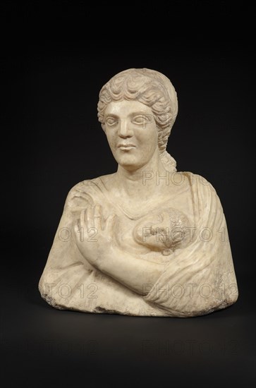 Roman bust of a draped woman
