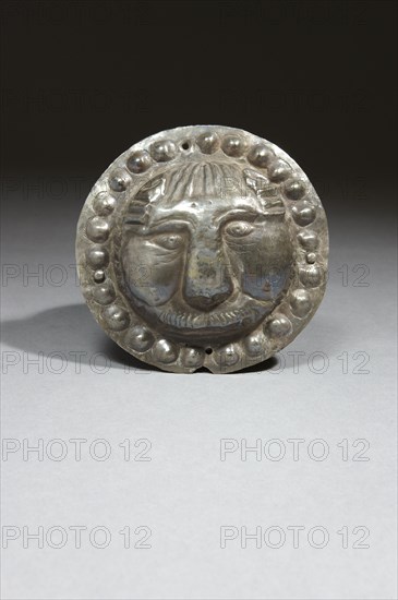 Sassanian phalera adorned with a lion's head