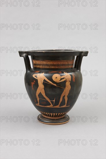 Attic red figure column krater attributed to Myson