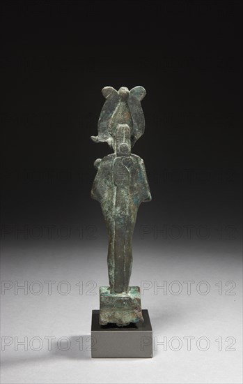 Statuette votive représentant le dieu Osiris (vue arrière)