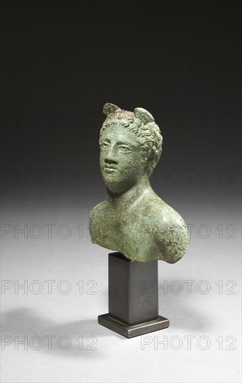 Roman bust figuring the god Mercury