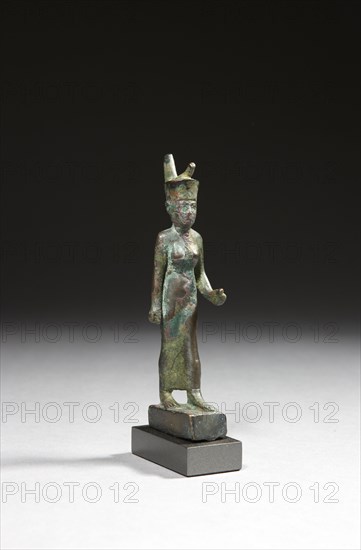 Egyptian votive statuette of the goddess Neith