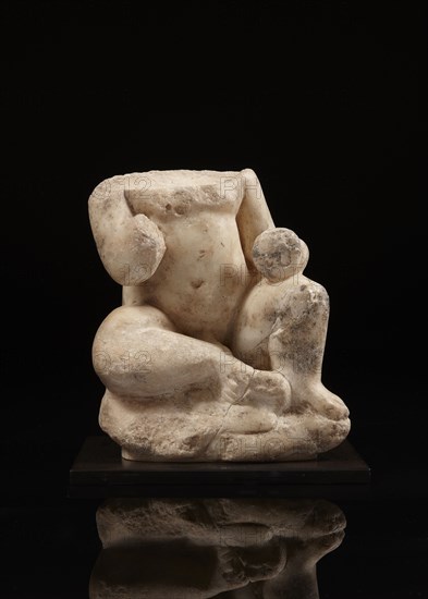 Roman statuette of a nude youth
