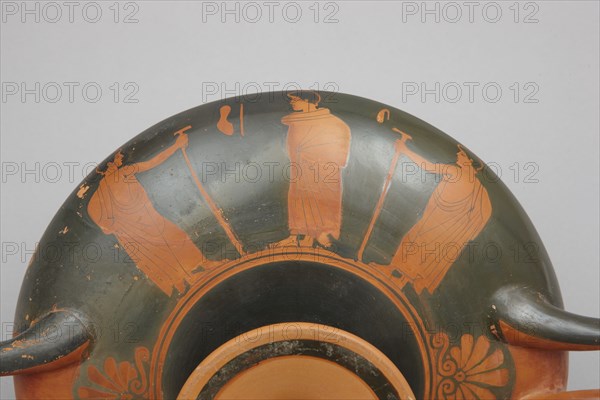 Attic kylix, close to the Penthesilea Painter (détail)