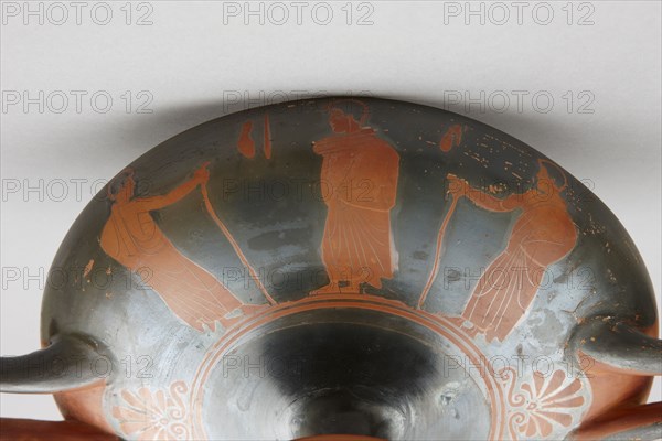 Attic kylix, close to the Penthesilea Painter (détail)