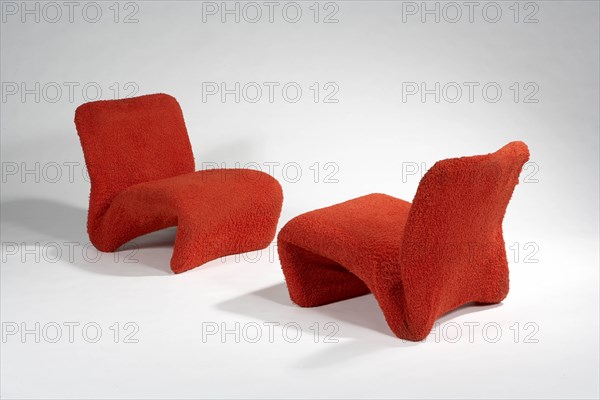 Pair of fireside chairs