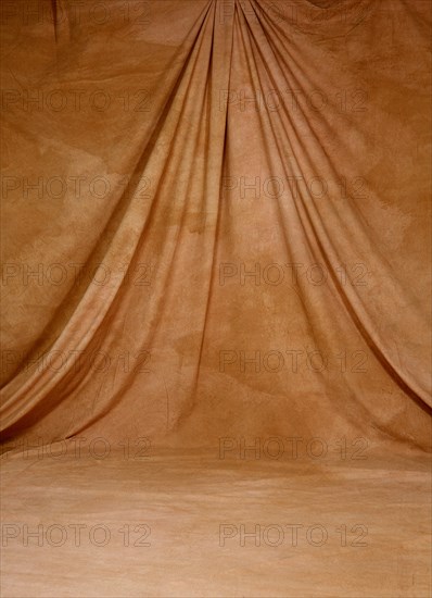 Draping. Painted canvas tarp