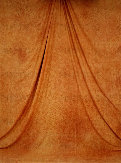 Draping. Painted canvas tarp