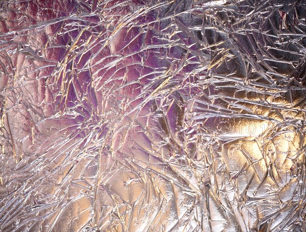 Matter effects. Painted canvas tarp