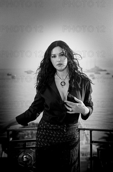 05/14/2005. EXCLUSIVE. 58th Cannes film festival: Monica Bellucci at the Hotel Martinez.