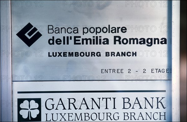 00/07/1994. ILLUSTRATION: LES BANQUES AU LUXEMBOURG