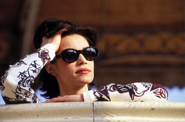 26/03/1995. CLOSE-UP VALERIE KAPRISKY A CANNES