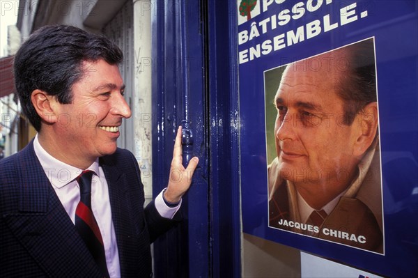 15/06/1995. MUNICIPALES: PATRICK BALKANY A LEVALLOIS PERRET