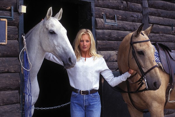 06/09/1995. CLOSE-UP OLIVIA ADRIACO A DEAUVILLE