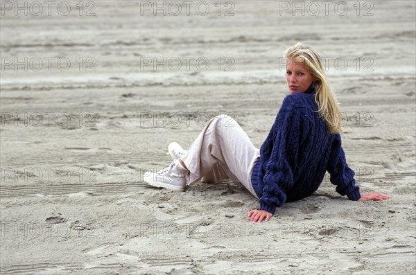 06/09/1995. CLOSE-UP OLIVIA ADRIACO A DEAUVILLE