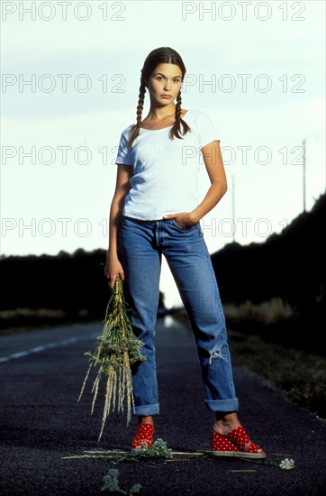 29/06/1996. CLOSE-UP BARBARA SCHULZ, ACTRICE         (EMBARGO SUR N°16-17-18) **EXCLUSIF**