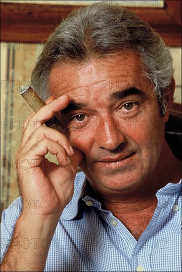 22/09/1997. PARIS: FLAVIO BRIATORE CHEZ LUI