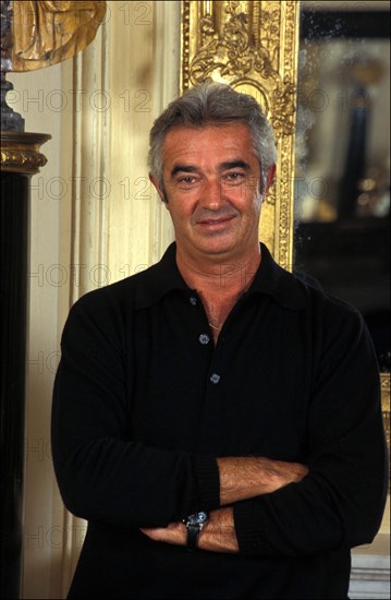 22/09/1997. PARIS: FLAVIO BRIATORE CHEZ LUI